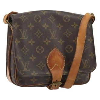 Louis Vuitton Pre-owned Cross Body Bags, female, Brown, Size: ONE SIZE Pre-owned Canvas Cross Body Bag