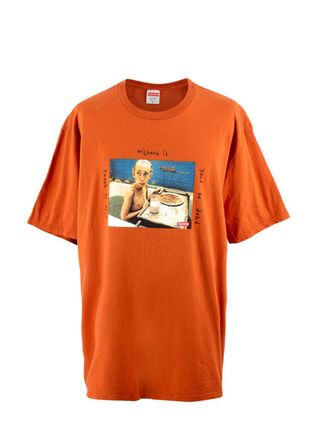 SUPREME Life is Great Orange Graphic T-Shirt Size XL