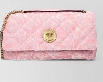 Versace quilted fabric shoulder bag