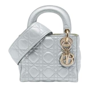 Dior Pre-owned Supple Lady - Dames - Pre-owned - Grijs - Maat: ONE Size Zijde