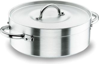 Lacor Cacerola Con Tapa 30 Cm Aluminio Lacor Para Vitroceramica, Electrica, Gas Capacidad 8,15 L Alto 11,5 Cm