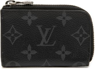 Louis Vuitton Black Pvc Leather Coin Purse/Coin Case (Pre-Owned)