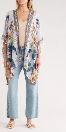 Vince Camuto Tropical Floral Topper in White at Nordstrom Rack