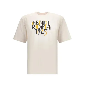 Fendi Hombre, Camisetas, Blanco, Talla: XL