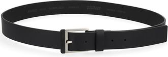 HUGO BOSS Black Solid Buckle Belt