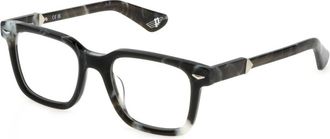 Police Klassieke Aviator Stijl Bril - Heren - Brillen - Zwart - 51 MM - Accessoires