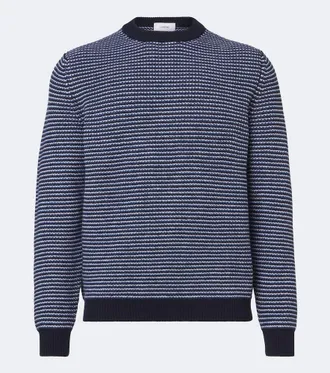 Lardini Striped wool and cashmere sweater
