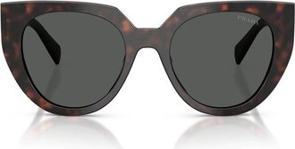 Prada Sunglasses Pr14 Ws 17 N40 L Root Tortoiseshell/Dark Gray Women