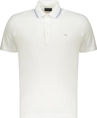 Paul & Shark Polo Shirt met Logo Detail - Heren - Polos - Wit - L - Polyester - Tops