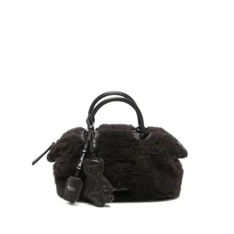 Max Mara MXATedholdalls1 Teddy-texture Bear-charm Tote Bag