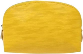 Louis Vuitton Pre-owned Clutches, female, Yellow, Size: ONE SIZE Pre-owned Vintage Clutch