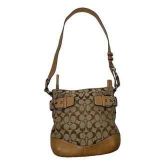 Coach Borsa a spalla in tela Pre-owned - - Pre-owned - Donna - Marrone - ONE SIZE