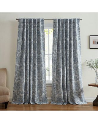 Elrene Giovanni Medallion Blackout Window Curtain Panel