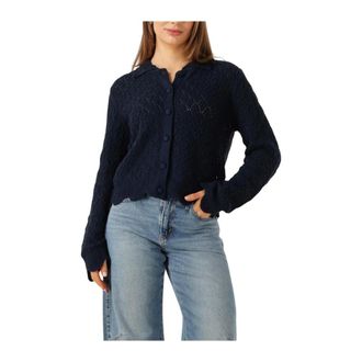 Y.A.S Y.a.s, Dames, Truien, Blauw, Maat: XS Katoen