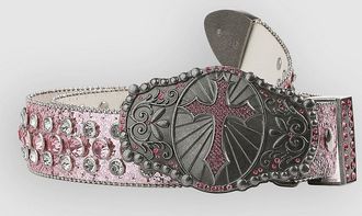 Ninth Hall Silas Western G&uuml;rtel pink