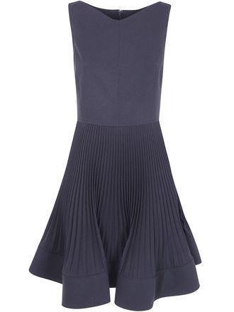 Emporio Armani Dress Pleated Ew005401.Te23169 Uc001 Black