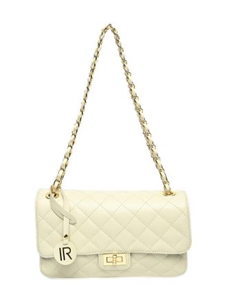 Isabella Rhea Beige Rundleer Tas