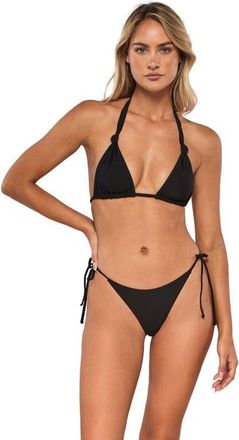 Swim Systems McKenna Tie Side Bikini Swim Bottoms in Black at Nordstrom, Size X-Large