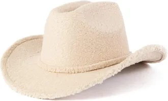 San Diego Hat Company Sherpa Cattlemans Crease Cowboy Hat