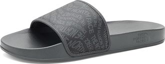 The North Face Base Camp Slide III Mens Slide Shoes Logo Mania Print/Anthracite Grey : 12 D - Medium, Synthetic/Textile