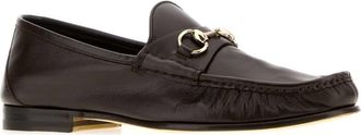 Gucci Mens Lugano Loafer Brown Leather