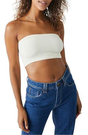 Free People Amelia Bandeau Bra in Ivory at Nordstrom, Size X-Small