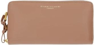Gianni Chiarini Large Wallet - Dames - Portefeuilles - Bruin - ONE Size - Leer - Accessoires