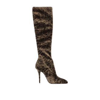 Saint Laurent Talia Velvet -Stiefel