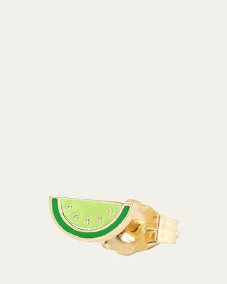 Alison Lou 14K Yellow Gold Citrus Stud Earring, Single
