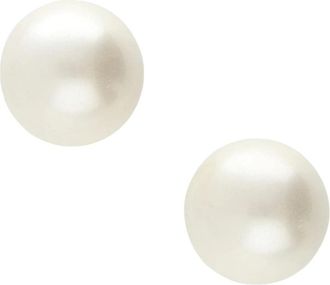 Lott. Gioielli Parel Steker Rond - Dames - Oorbellen - Wit - ONE Size - Accessoires