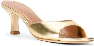 Staud Brigitte Slide Sandal in Gold at Nordstrom, Size 8.5Us