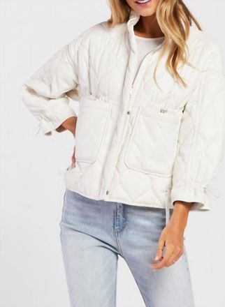 Velvet Heart Jaguar Quilted Jacket In Ivory