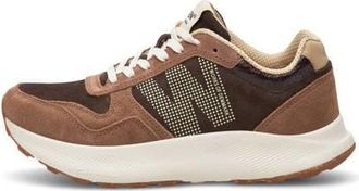 Woden Mathilde Runner suède sneakers bruin