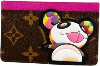 Louis Vuitton Pre-owned Wallets, female, Brown, Size: ONE SIZE Pre-owned Card Case