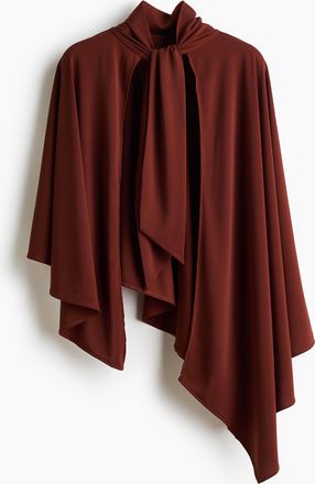 H&M Asymmetrisches Cape-Top - Rostrot
