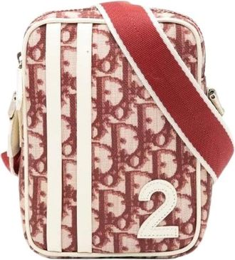 Dior Pre-owned Cross Body Bags, female, Red, Size: ONE SIZE Pre-owned Vintage Plastic Crossbody Bag