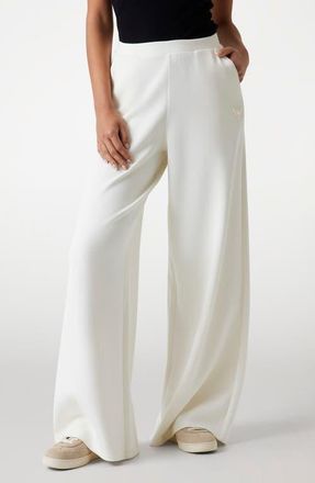 Guess Olympe Wide Leg Pants in Light White at Nordstrom, Size X-Small