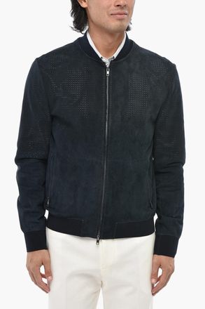 Salvatore Santoro Perforated Suede Jacket Salvatore Santoro