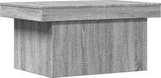 vidaXL Vidaxl - Mesa De Centro Madera De Ingenier&iacute;a Gris Sonoma 80x55x40 Cm