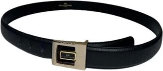 Balenciaga Pre-owned Belts, female, Black, Size: ONE SIZE Pre-owned Vintage Leather Belt