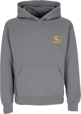 PROPAGANDA Grijze hoodie met lange mouwen en kangoeroezak - Heren - Hoodies - Grijs - XS - Katoen - Hoodies & sweatvesten