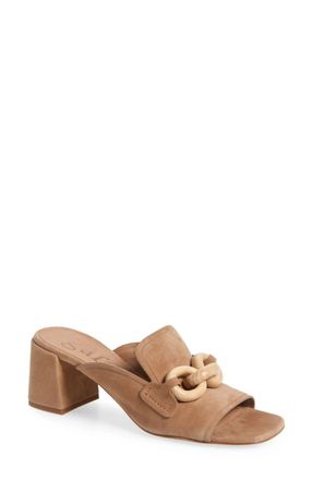 Pedro Garcia Womens Umita Sandals In Beige Plush Suede Oak