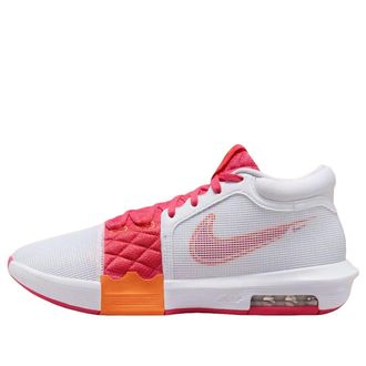 Nike LeBron Witness 8 White Bright Mandarin Pink FB2239-104