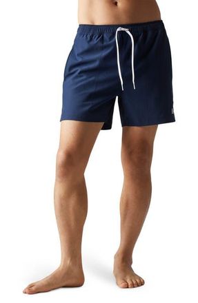 Rhone 5.5-Inch Water Repellent Swim Trunks in Navy at Nordstrom, Size Xx-Large