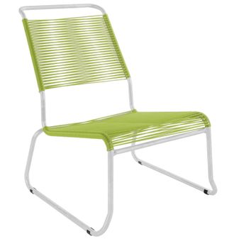 Schubiger M&ouml;bel Spaghetti-Kufen-Lounger-Hochlehner S&auml;ntis