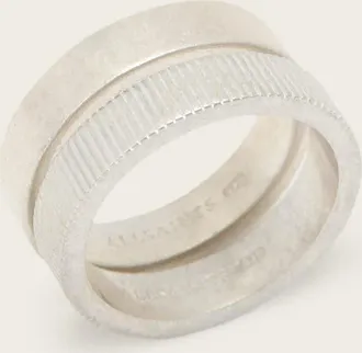 AllSaints Otto Double Rings