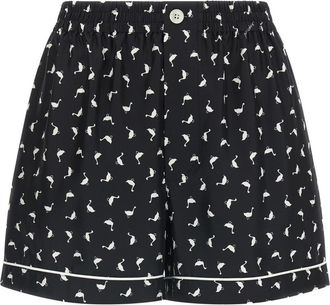 Moschino Black Oche Shorts