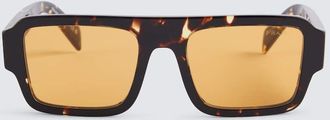 Prada Prada Symbole tortoiseshell square sunglasses