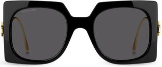 Etro Zonnebrillen - Dames - Zonnebrillen - Zwart - 54 MM - Accessoires