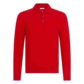 Malo Tops, Heren, Rood, 3Xl, Kasjmier, Cashmere Polo
